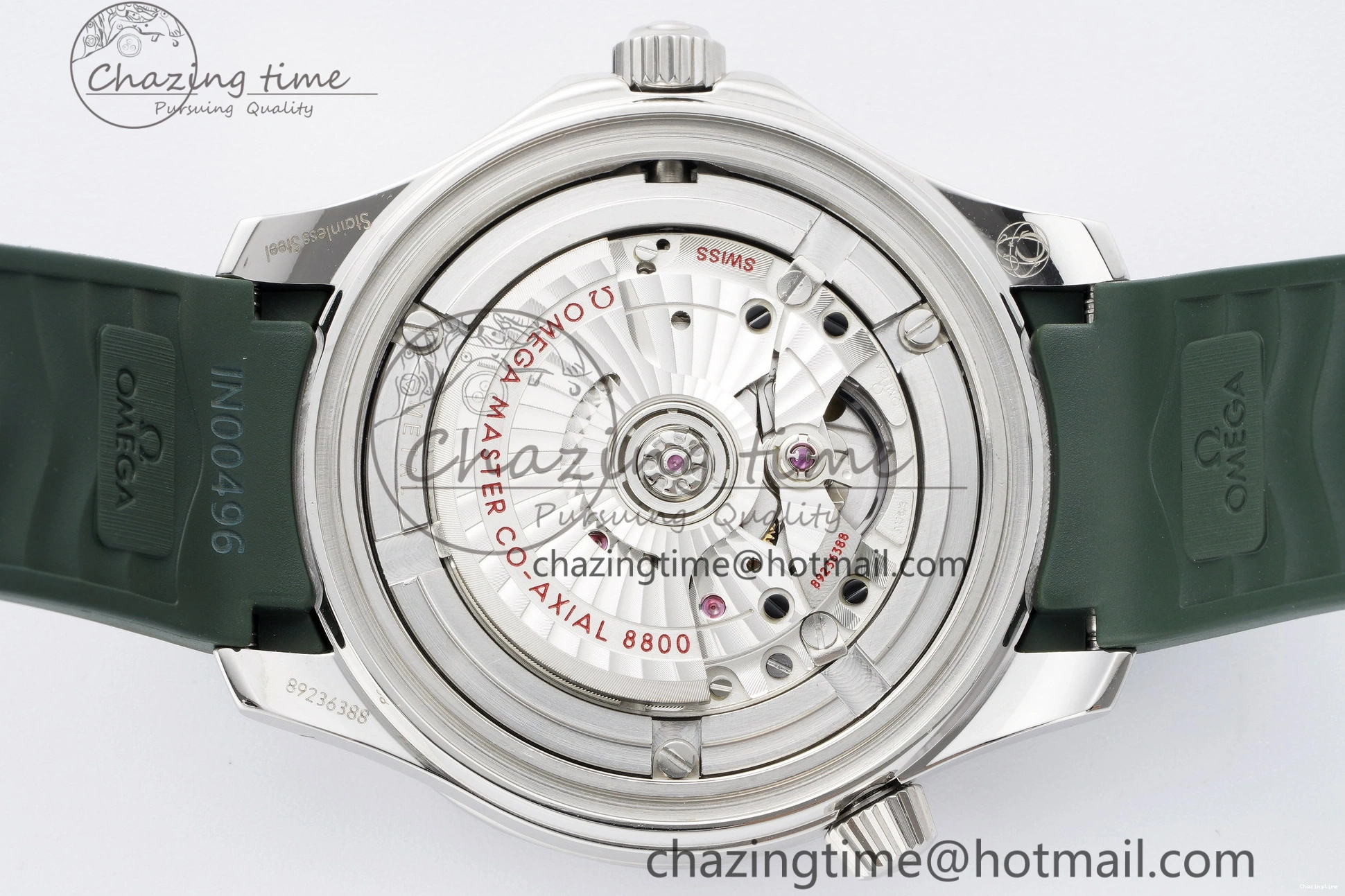 0321 Effortless Seamaster Diver 300M VSF 1:1 Best Edition Green Ceramic Green Dial on Green Rubber Strap A8800 V 7827